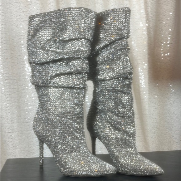 Jessica Simpson Shoes - Jessica Simpson Layzer Rhinestone Slouch Boots